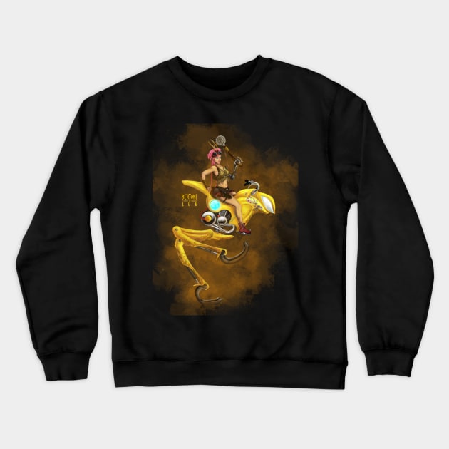 Biped mecha Crewneck Sweatshirt by Bertoni_Lee